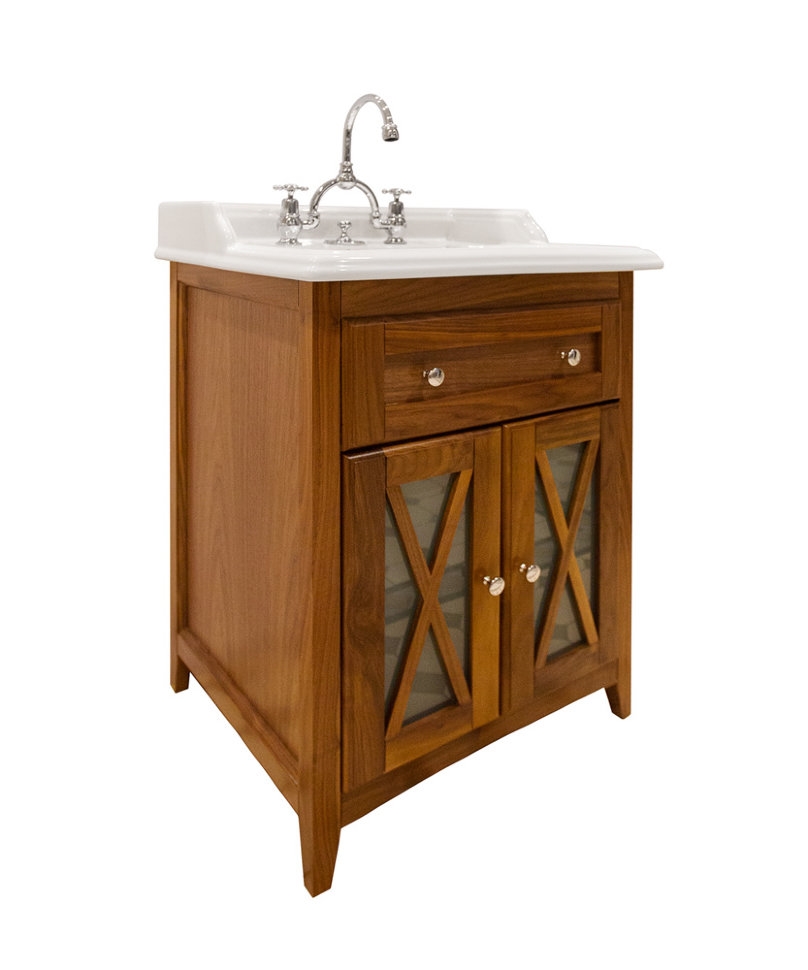 Тумба под раковину с двумя дверцами, цвет орех [EU2D] Victorian Burlington EU2D - Вид №1