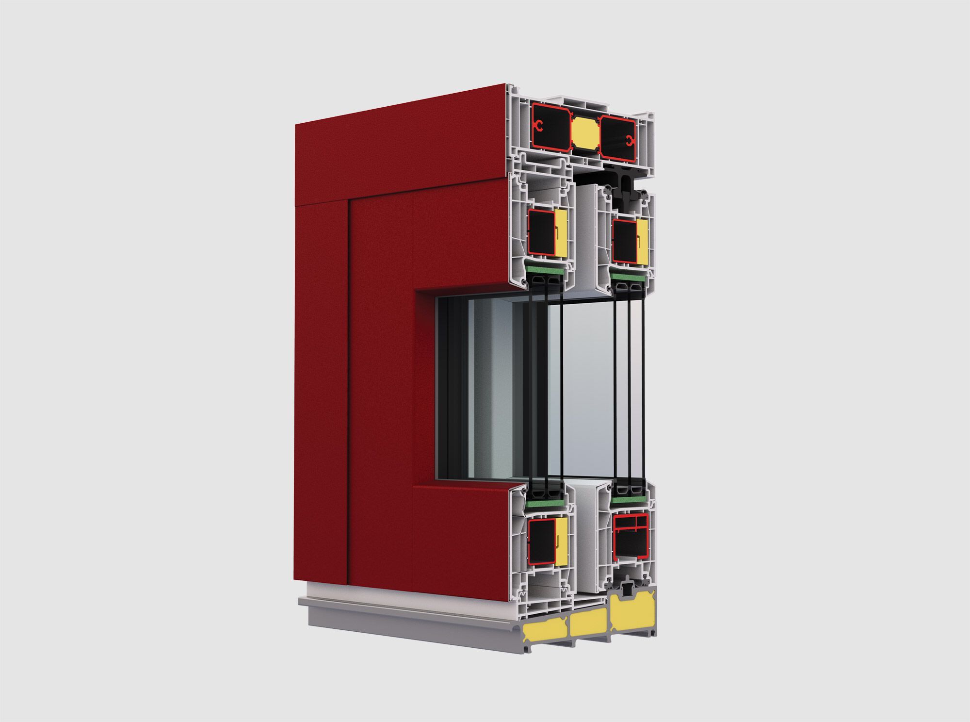 Раздвижные окна из ПВХ QFORT Paysage ARCH-00101698 - Вид №1