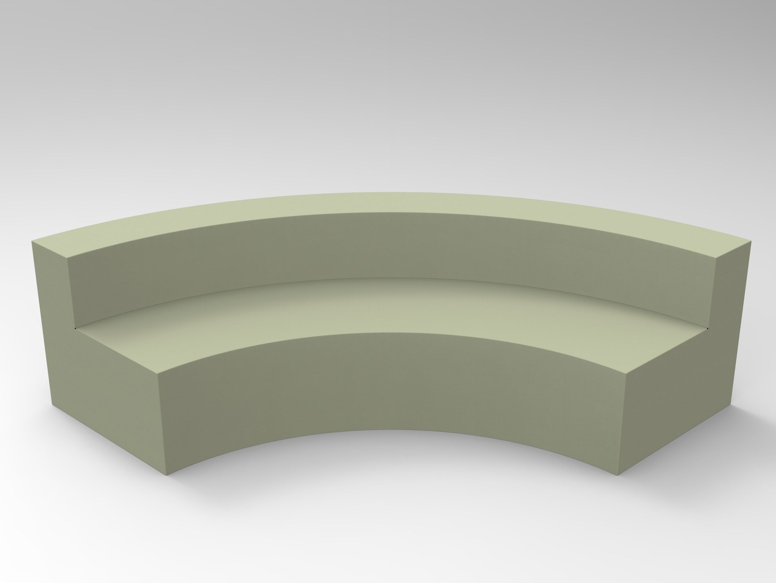 Модульная скамья из пены QM со спинкой Quinze & Milan Осака ARCH-00000962 - Вид №2