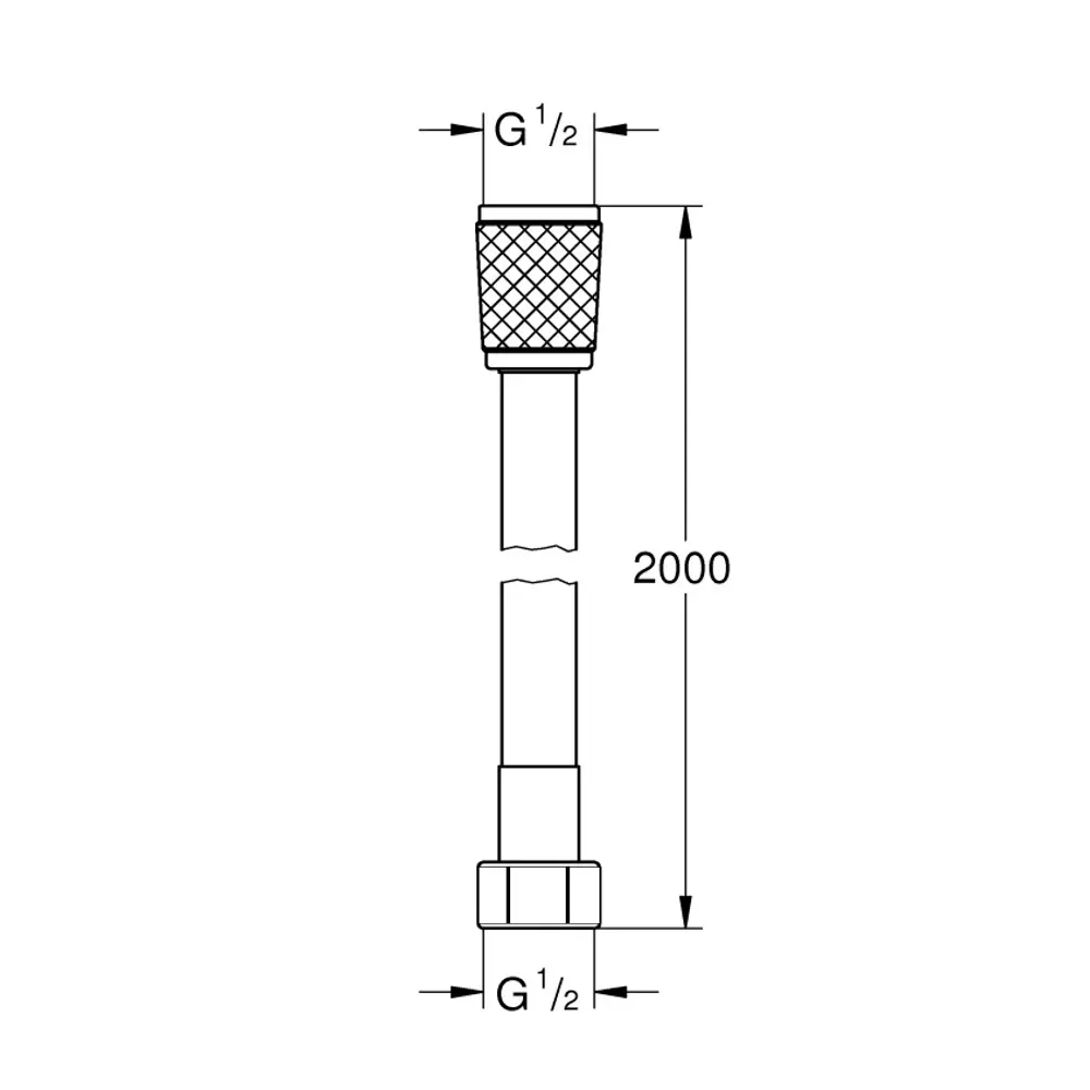 ESKO Annecy — душевой шланг 2 метра с хромированным покрытием 89415255 STLM-1579213 - Вид №2