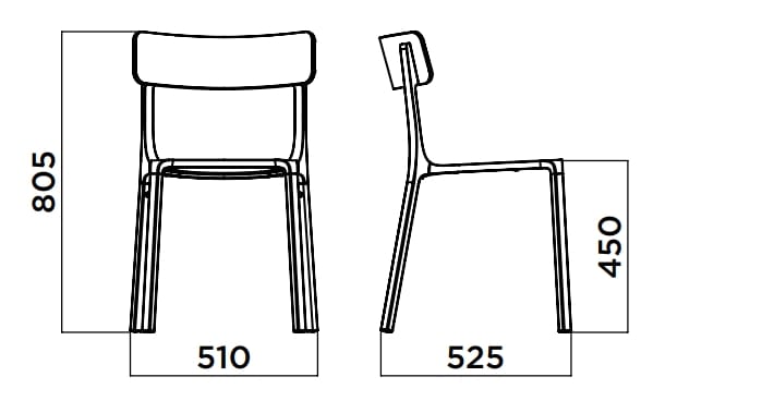 Алюминиевый штабелируемый садовый стул Infiniti Ruelle ARCH-00077234 - Вид №3