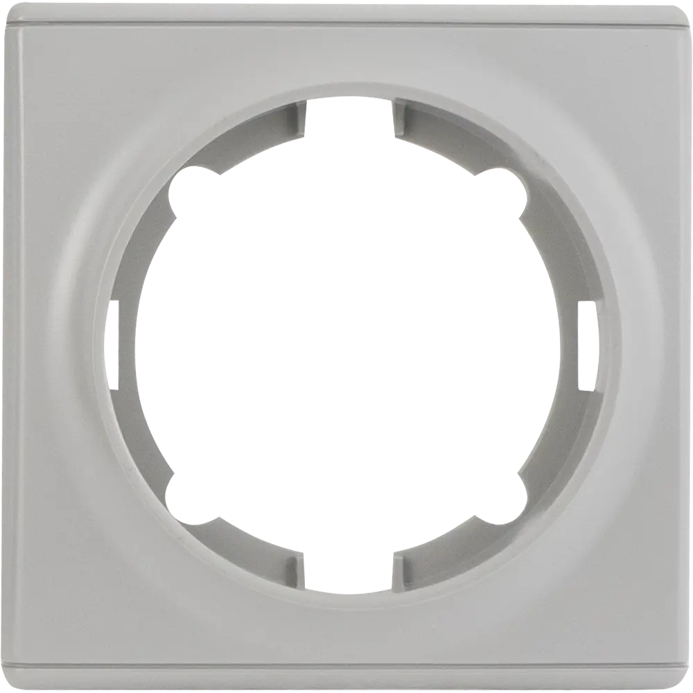 Рамка для розеток и выключателей Onekey Florence 1 пост, цвет серый ONEKEYELECTRO STLM-2193634