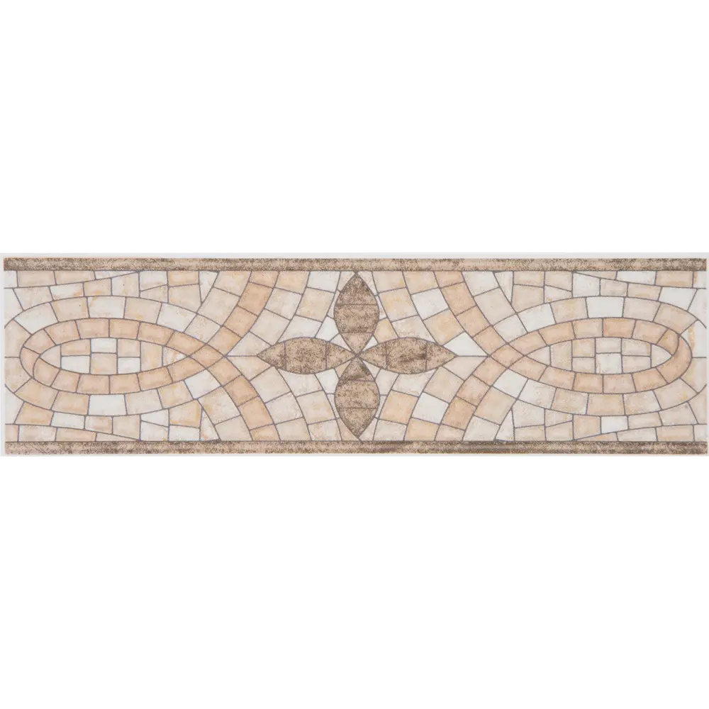 Бордюр Kerama Marazzi «Травертин» 20х5.7 см цвет бежевый STLM-2208984