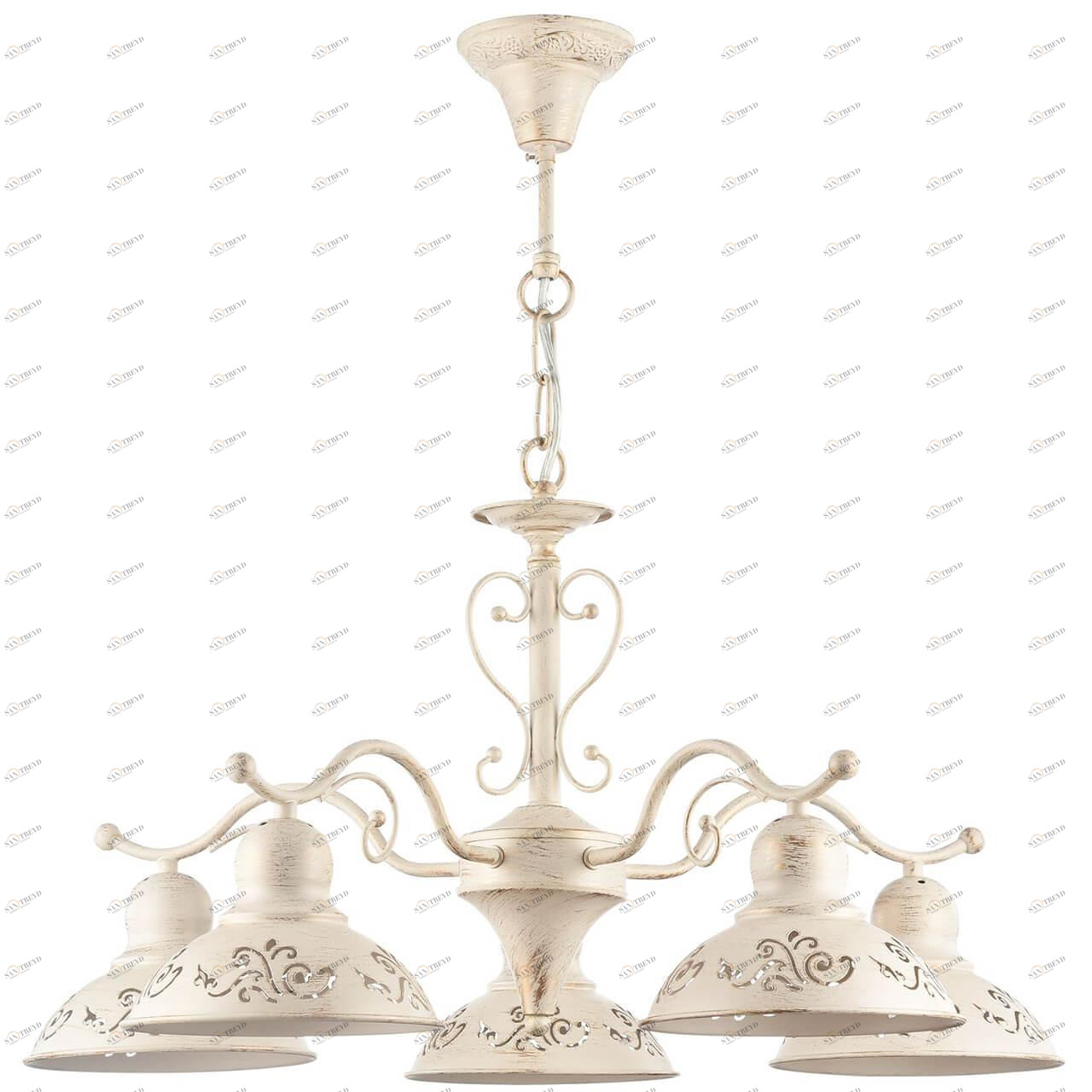 Подвесная люстра Freya Benoit FR2566-PL-05-WG FREYA BENOIT 186631 Бежевый 