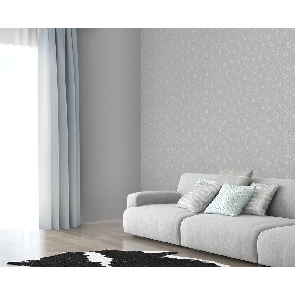 Обои флизелиновые Ateliero Sharon темно-серые 1.06 м At585789 STLM-2131881 - Вид №4