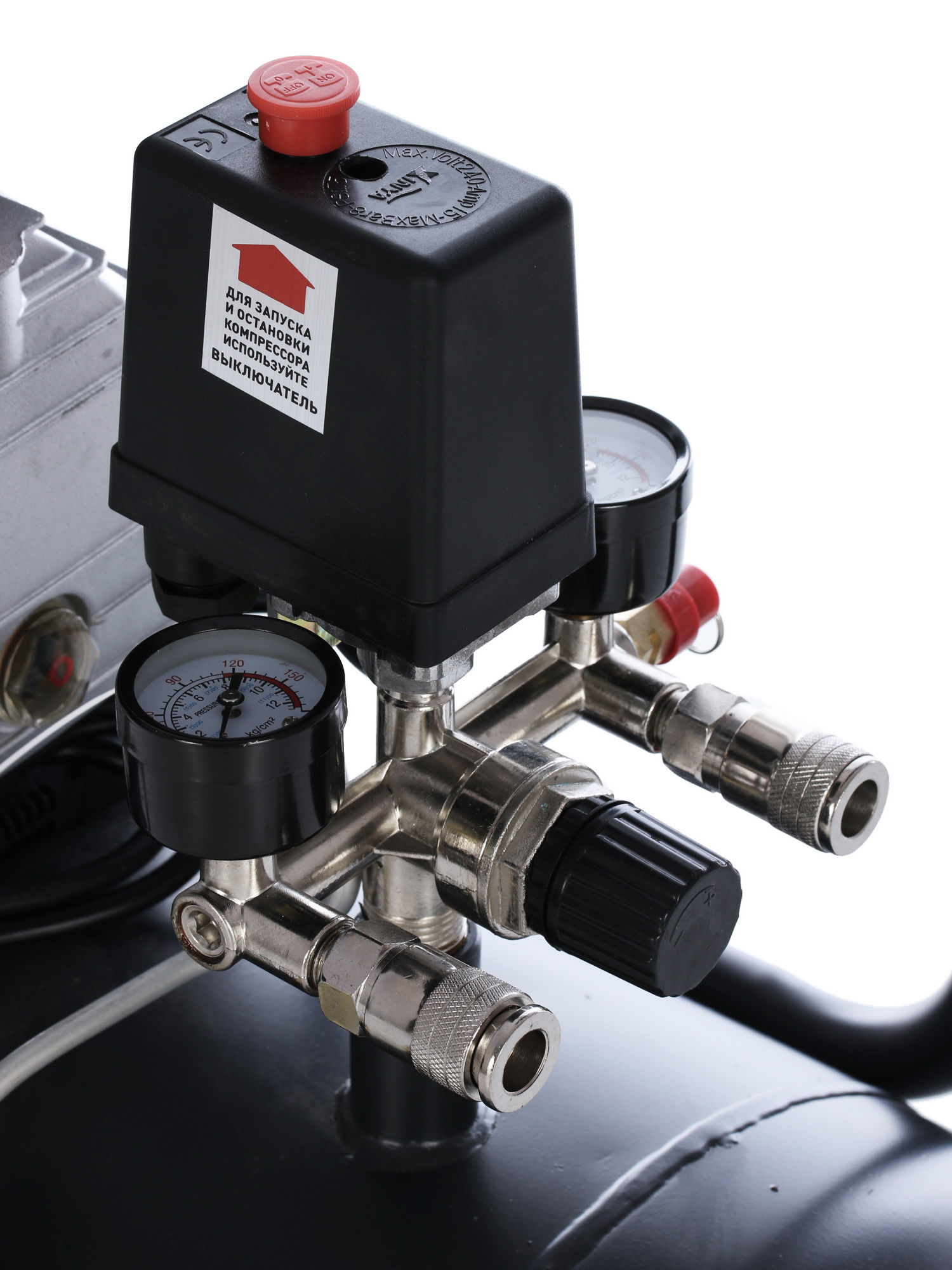 Компрессор поршневой масляный Парма K-1800/50КМ 1081888 STDN-0124601 - Вид №5