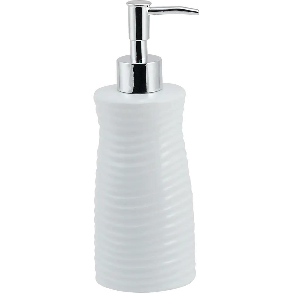 Дозатор для жидкого мыла настольный Brissen «Bosco» полирезина цвет белый STLM-2123247