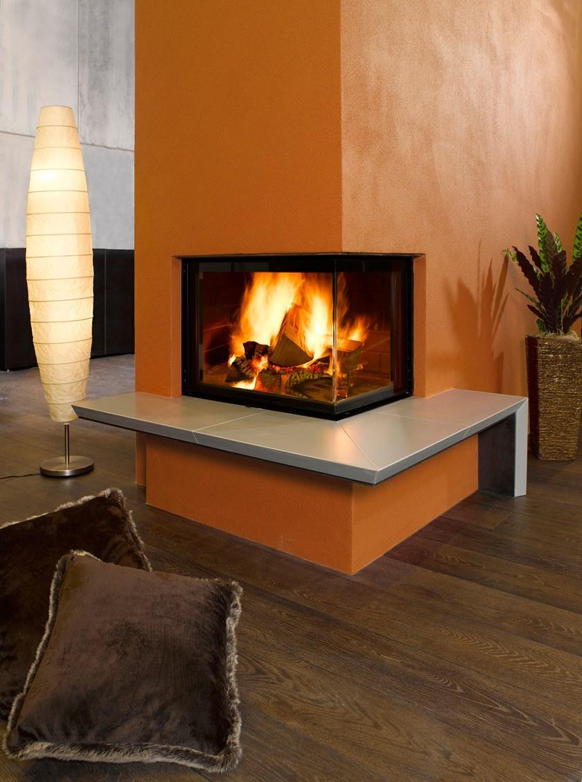 RÜEGG Угловой стальной дровяной камин с панорамным остеклением Classic line sun-id-1401982 - Вид №10