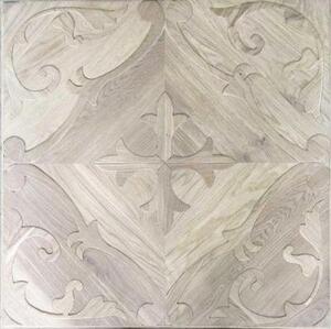 Модульный паркет Da Vinci Состаренный модульный паркет Грейфенштейн Дуб Любая на выбор брашированная, гладкая, рельефная (Брашированная, Гладкая, Рельефная) х мм.