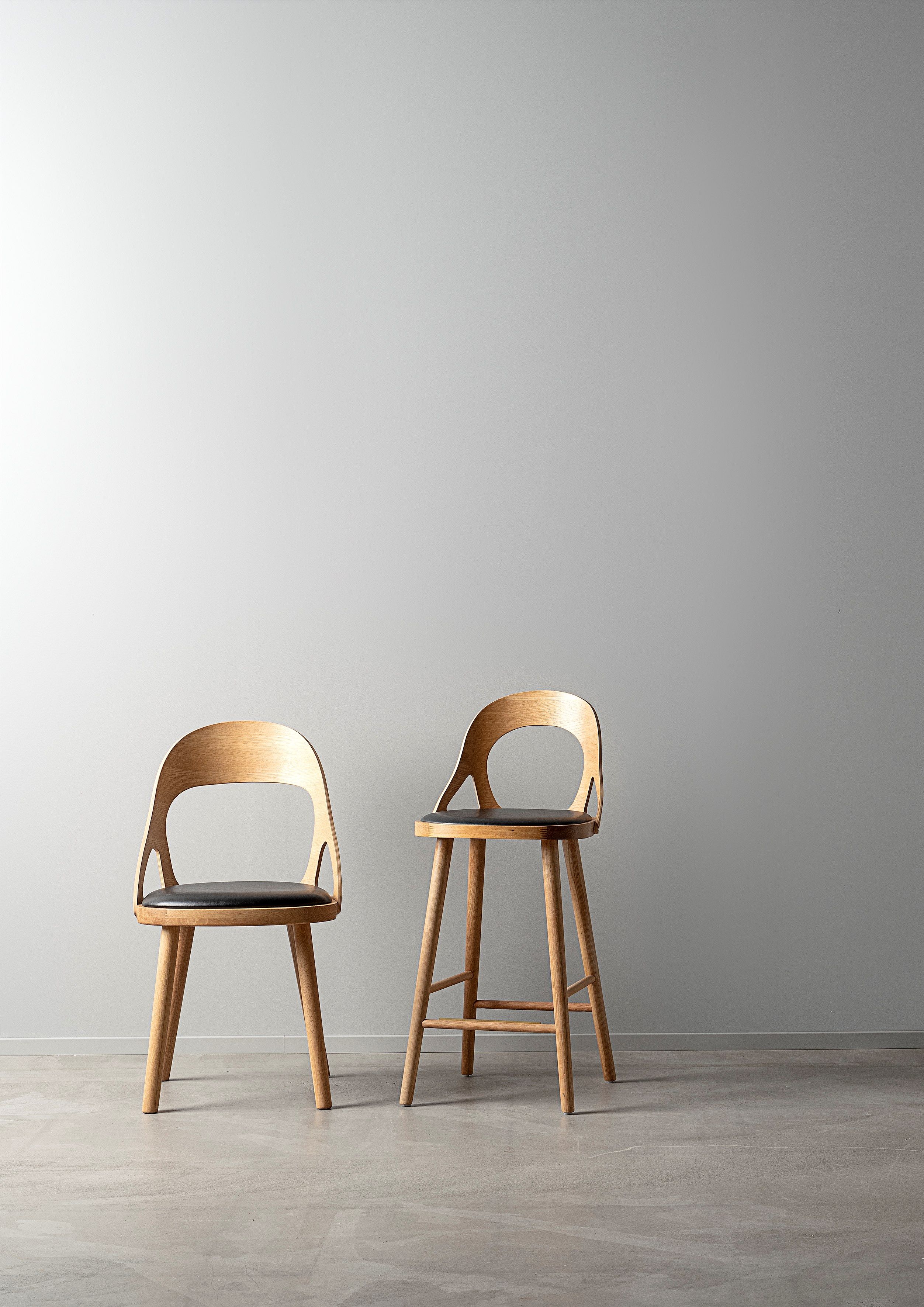 Дубовый стул с открытой спинкой Hans K Colibri ARCH-00113055 - Вид №7