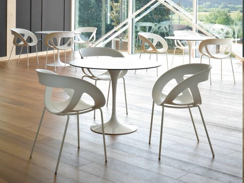 GABER Штабелируемый стул из технополимера с подлокотниками Moema sun-id-1398926 - Вид №13