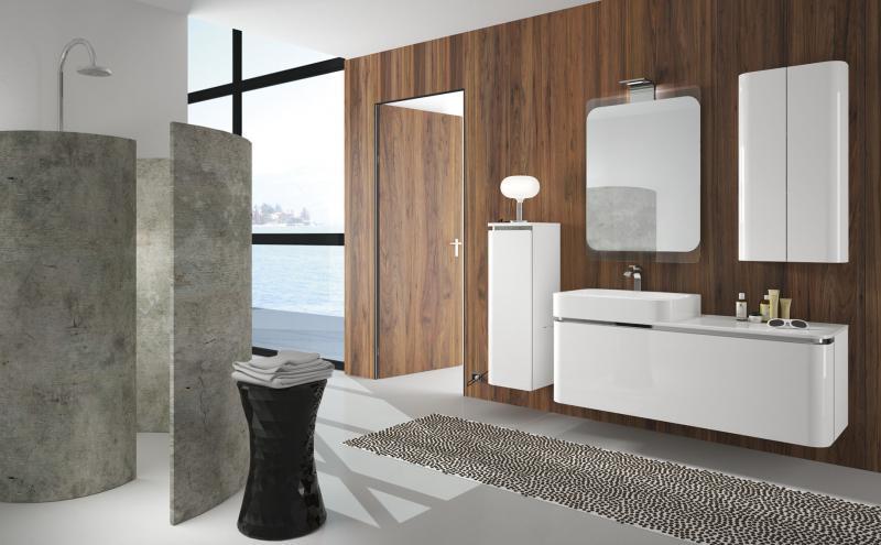 AC04 ACACIA Комплект мебели для ванной комнаты 140х 51х 50 см ARDECO Ardeco S. R. L 7980 - Вид №1