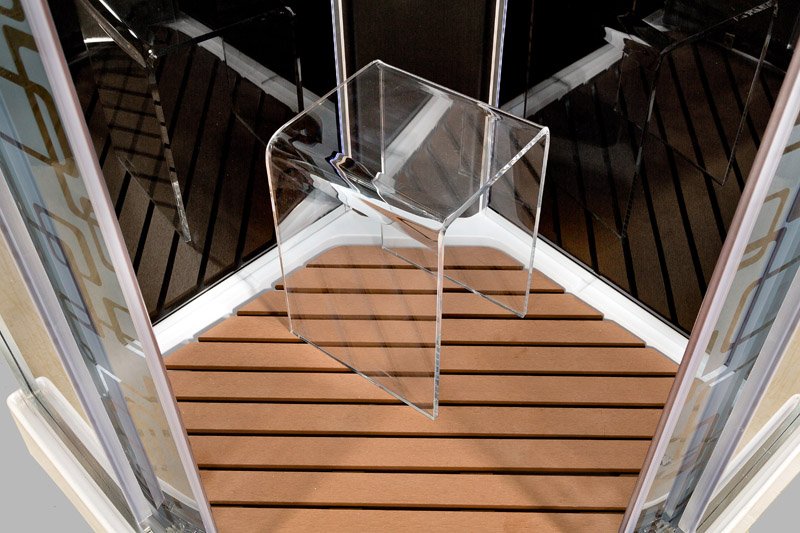 ЕМ1510 N с гидромассажем (гм.) Душевая кабина DETO Серия EM BМ1510 с гм. и эл. BLACK - Вид №5