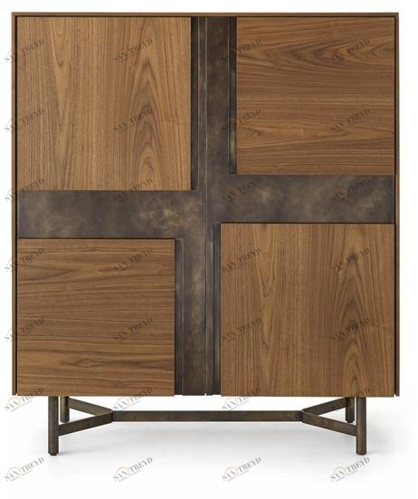 Arte Brotto Комод деревянный с распашными дверцами Leonardo L1950