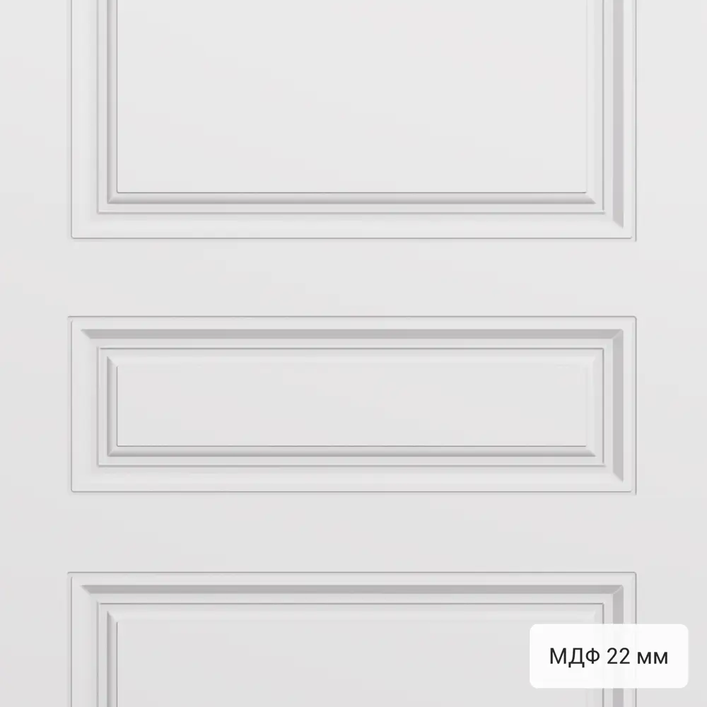 Дверь входная металлическая Термо С-2 эмаль Стелла 950 мм правая цвет белый TOREX STLM-2186190 - Вид №3