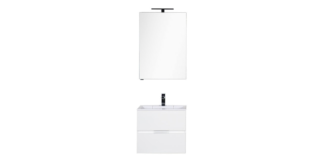 Комплект мебели Aquanet Алвита 60 белый 00184619 - Вид №1