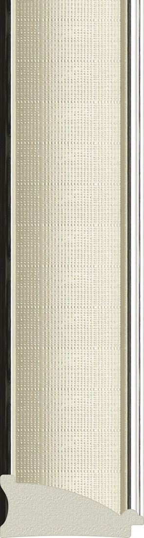 BY 7629 Зеркало в багетной раме - белая кожа с хромом 78 mm EVOFORM Definite - Вид №3