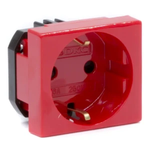 Розетка DKC Viva с защитными шторками и заземлением 89438261