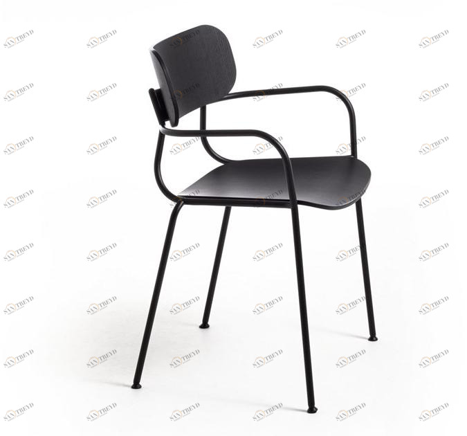 arrmet Стул из фанеры с подлокотниками Kiyumi 1061