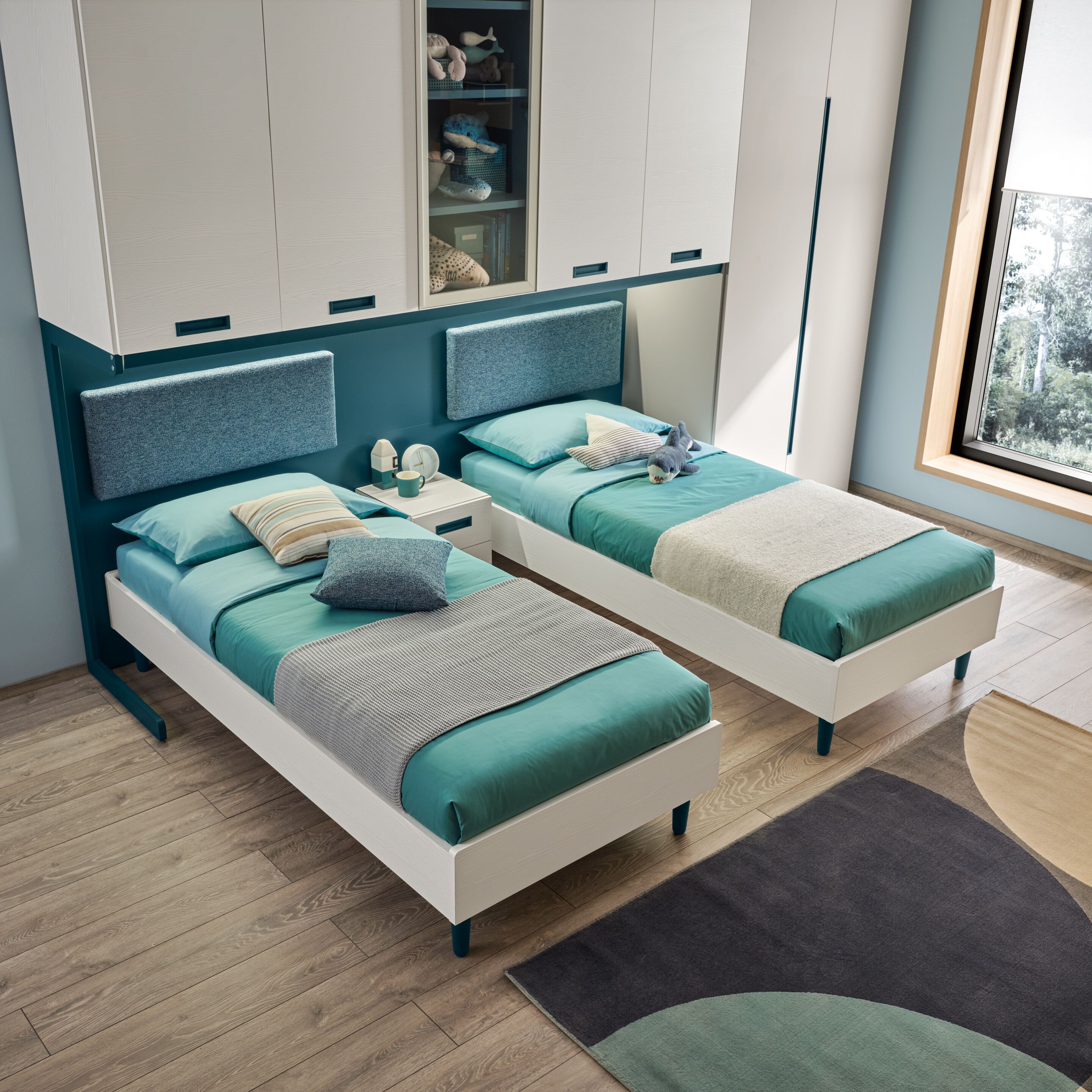 Спальня с двумя кроватями Moretti Compact KC425 ARCH-00110339 - Вид №4