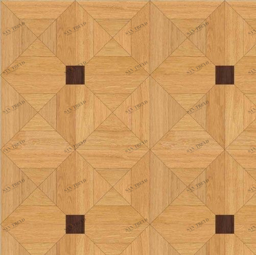 Художественный паркет Da Vinci Щитовой 26-490 Дуб (Гладкая) 500х500 мм 26010490