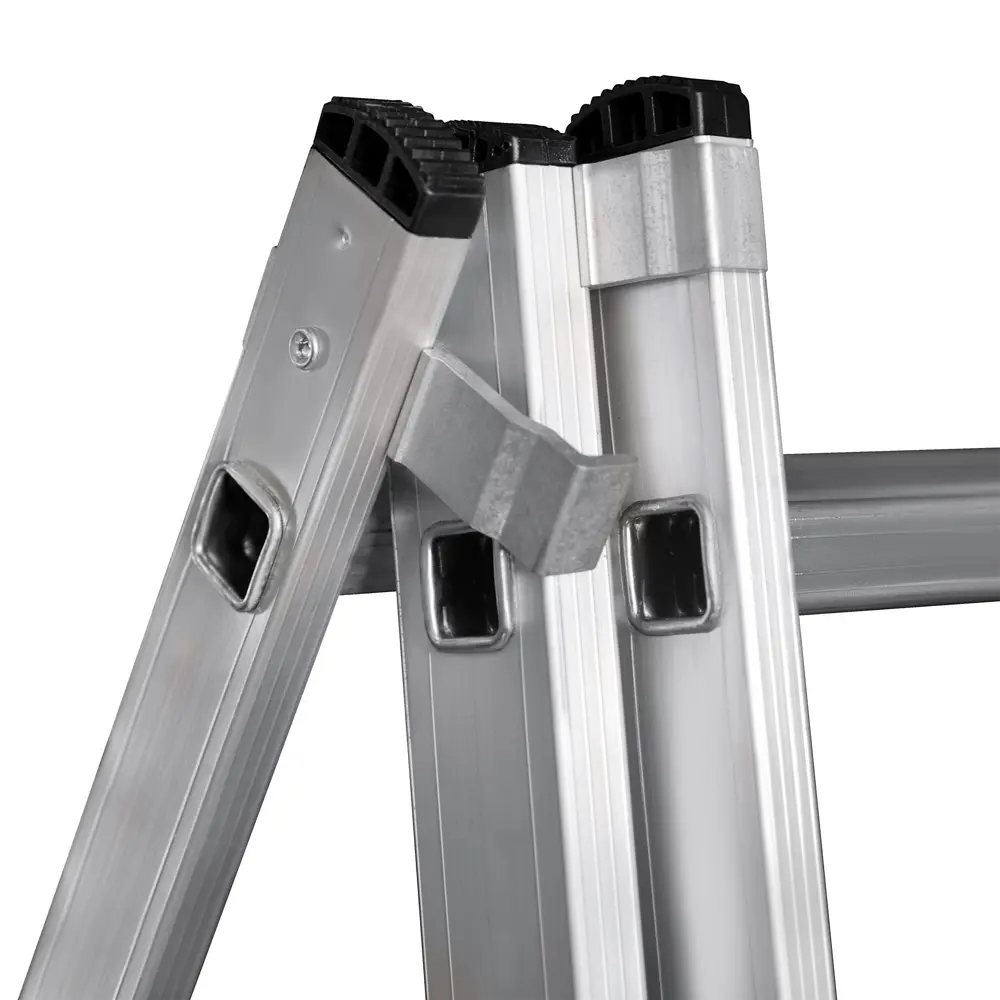 Лестница раскладная выдвижная 3-секционная Standers до 5.53 м 9 ступеней STLM-2203708 - Вид №6