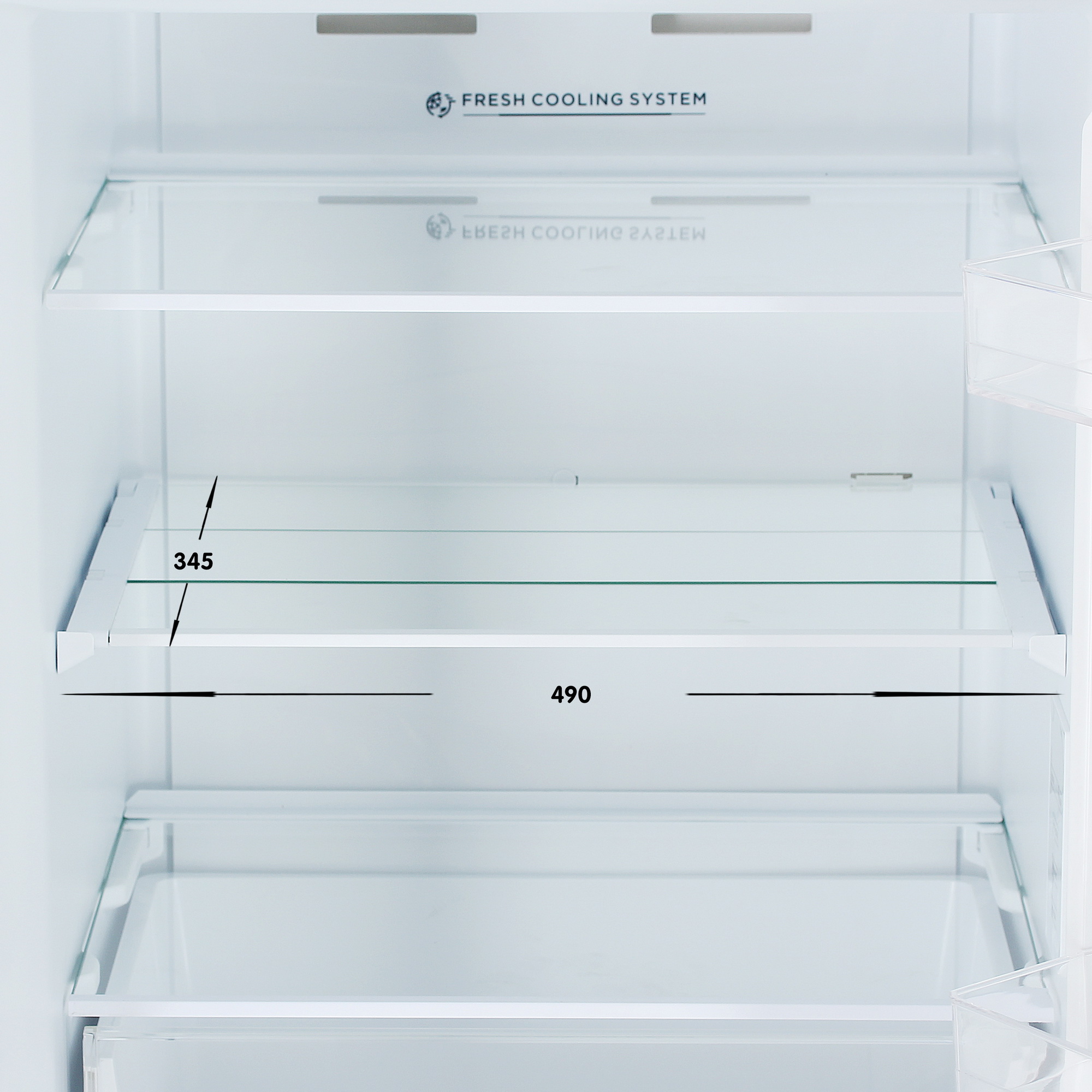 9261631 Холодильник с морозильником   DEXP B4-35AMA серебристый STDN-0101543 - Вид №8