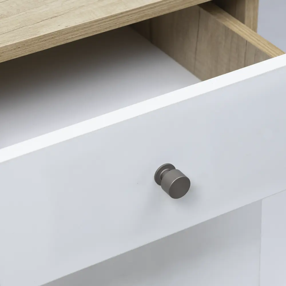 AKS Ина: мебельная ручка-кнопка в матовом никеле 88900452 STLM-1435341 - Вид №5