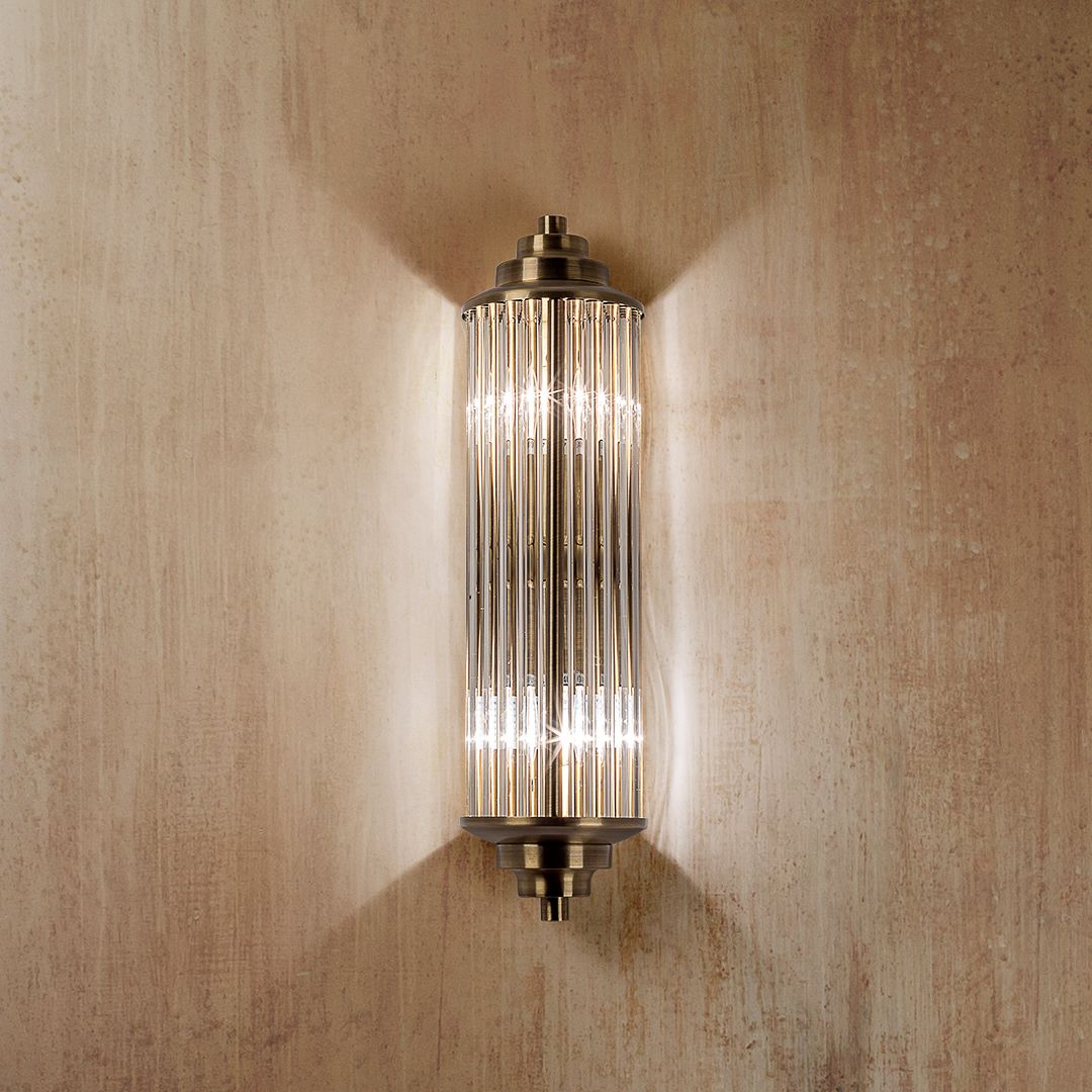 Бра с прозрачным стеклянным плафоном бронза Frezia Light 119267 FREZIA LIGHT  00-3953638 Бронза;прозрачный  - Вид №1