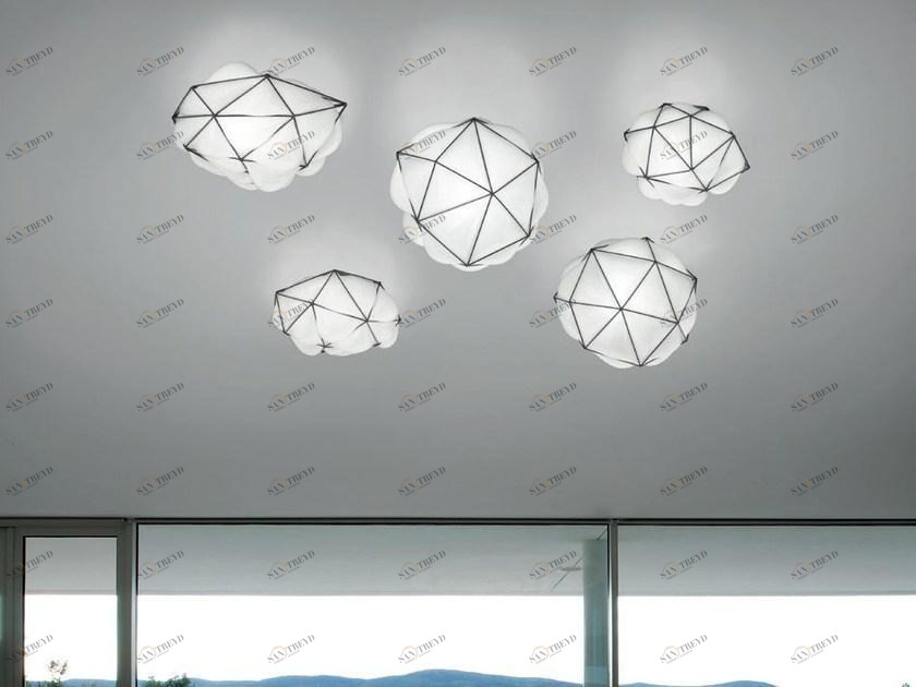 Vetreria Vistosi Led потолочный светильник с прямым светом из дутого стекла Semai sun-id-1482169