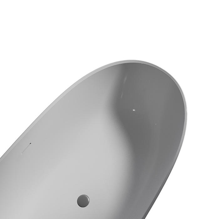 ED-ST24 Edone Ванны Ray Луч Ванна с переливом и сливом click-clack с крышкой из полированного хрома 