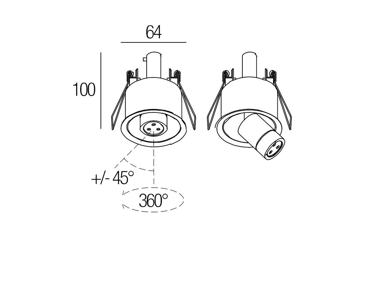 Регулируемый светодиодный прожектор Flexalighting MINILEDA R10 ARCH-00137326 - Вид №2