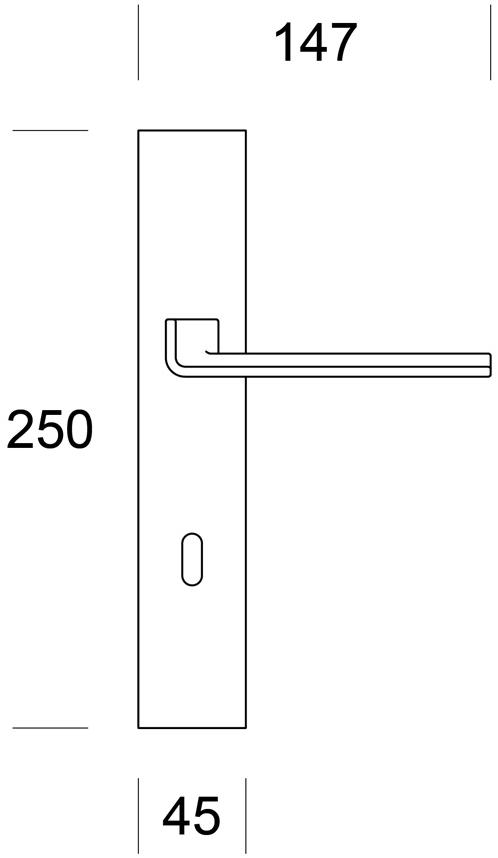 Ento Ручка на розе Edge sq 6170 - Вид №4
