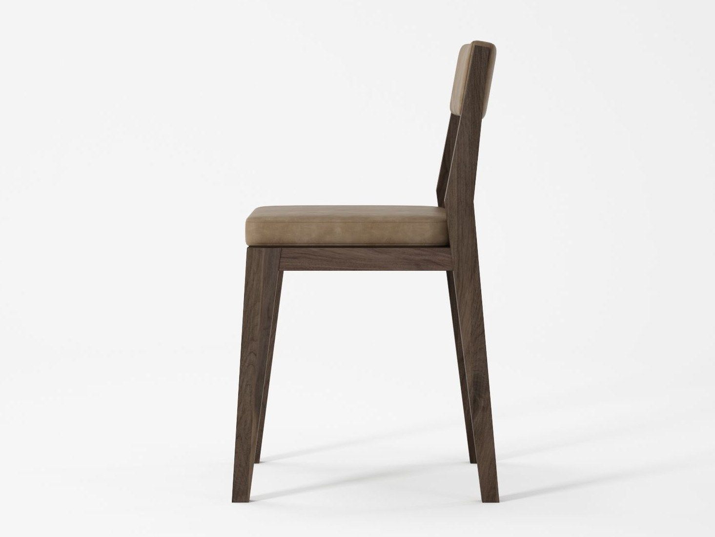 Мягкий стул для ресторана из массива дерева KARPENTER Nouveau Bistro ARCH-00008818 - Вид №44