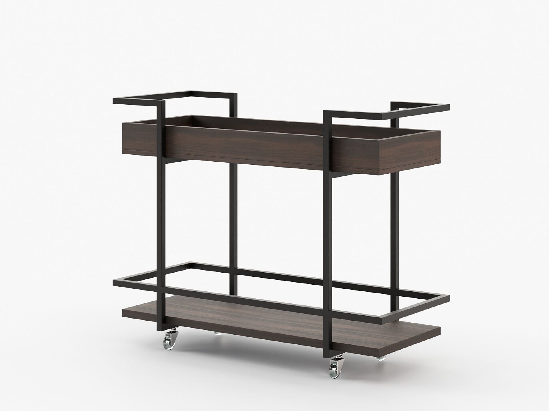 Деревянная тележка для еды Laskasas JANICE ARCH-00096535