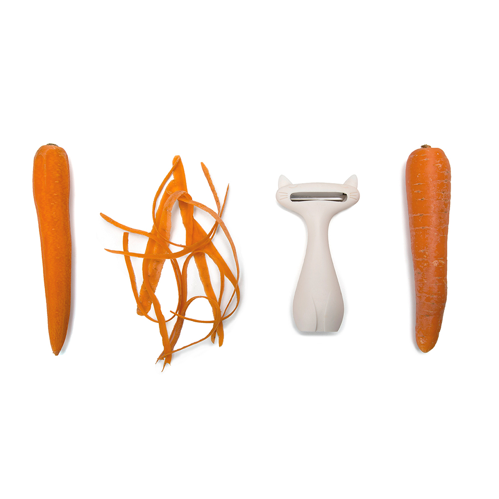 PE887 Пиллер для овощей catpeeler белый Peleg Design  - Вид №5