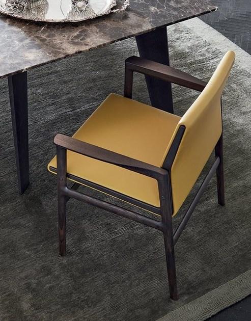 Poliform Мягкое кожаное кресло с подлокотниками Ipanema sun-id-1383248 - Вид №4