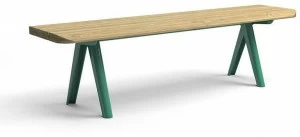 VESTRE Скамья из стали и дерева без спинки Nunu