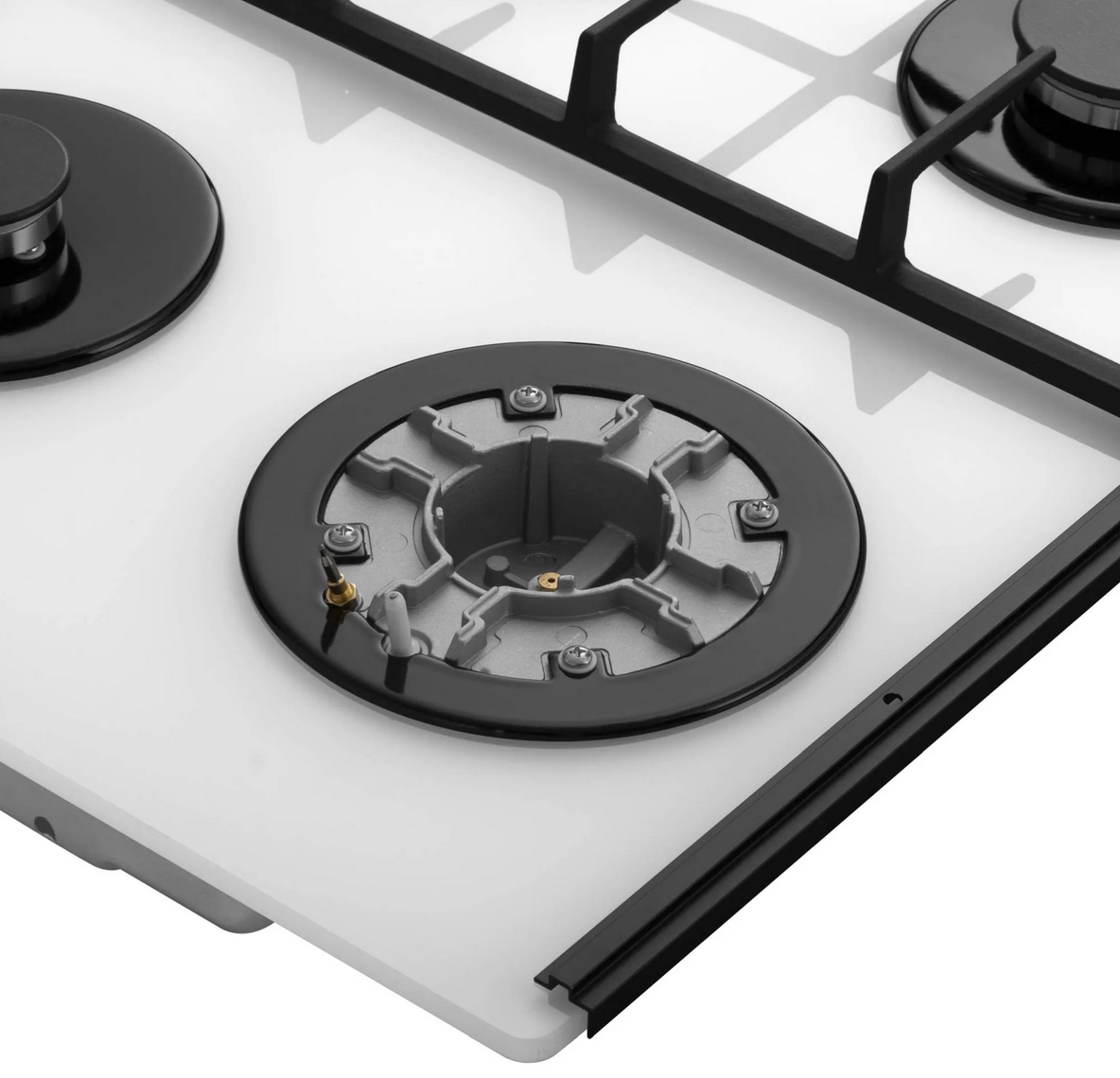 9168784 Газовая варочная поверхность Meferi MGH604WH GLASS POWER STDN-0110187 - Вид №6