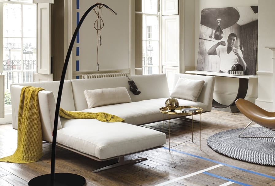 Тканевый диван с полуостровом Flexform ARCH-00059328 - Вид №2