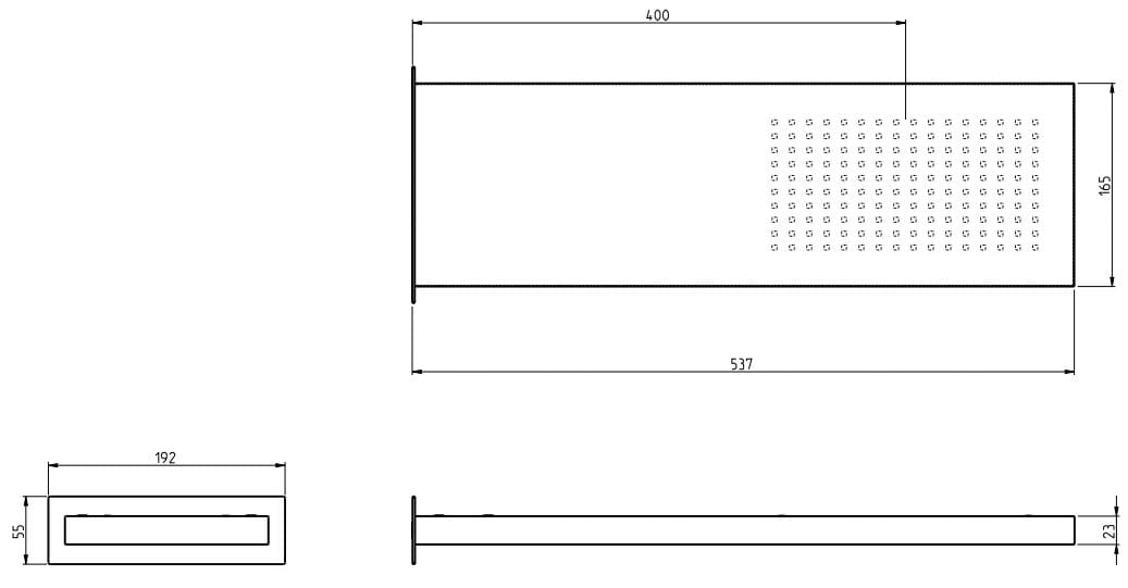 Насадка для душа из нержавеющей стали с системой защиты от накипи Rubinetterie Frattini ARCH-00072046 - Вид №5