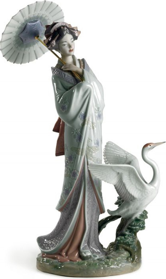 10672546 LLADRO Фигурка Lladro Японский портрет 25x39см, фарфор Фарфор Lladró 