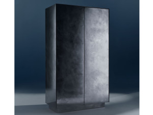 Шкаф из нержавеющей стали с распашными дверями