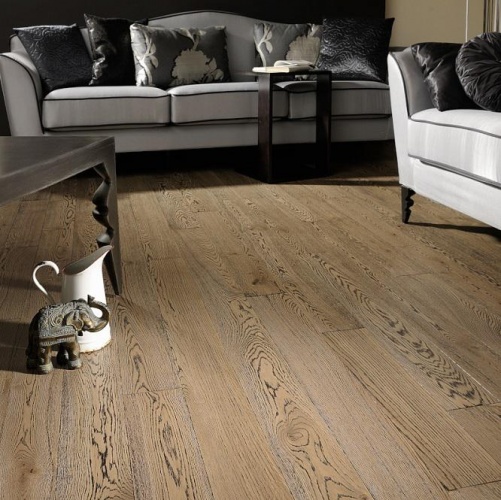 Массивная доска Coswick Вековые традиции Французский Гобелен Дуб Рустик (Гладкая) 300…1845х127 мм 11034249 - Вид №3