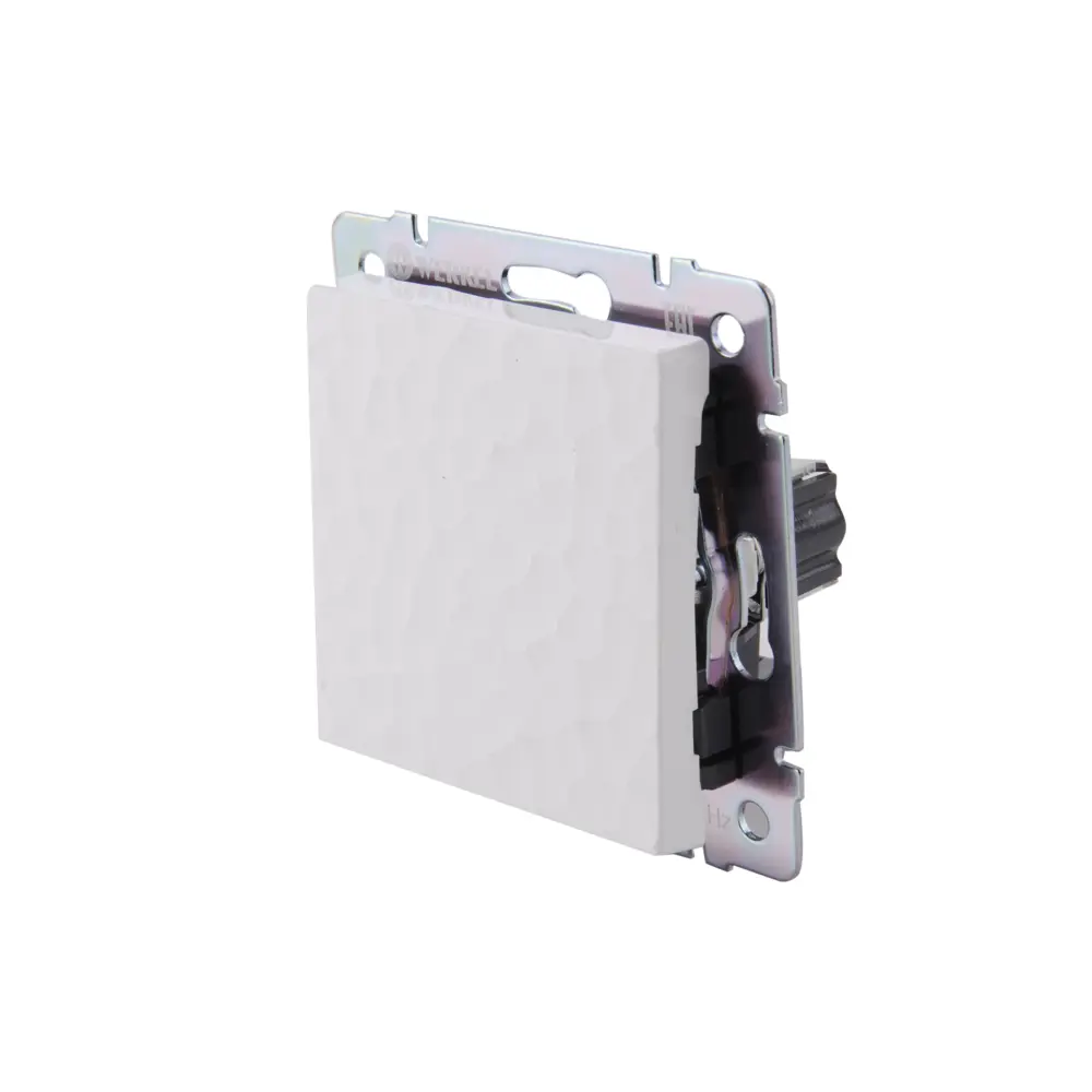 Выключатель проходной встраиваемый Werkel Hammer 1 клавиша цвет белый STLM-2059690 - Вид №1