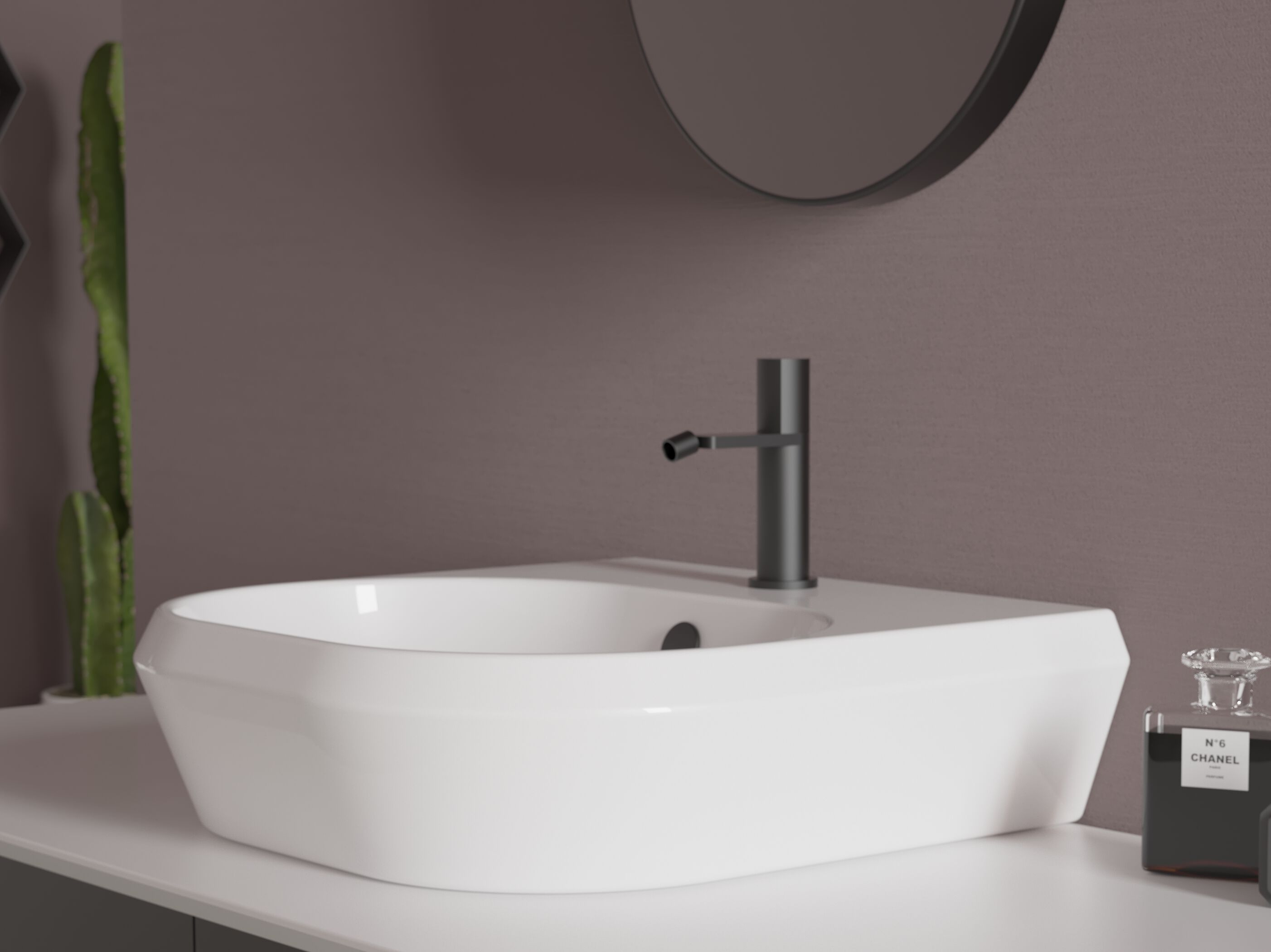 Керамический одиночный овальный умывальник GSG Ceramic Design Cruise ARCH-00086521