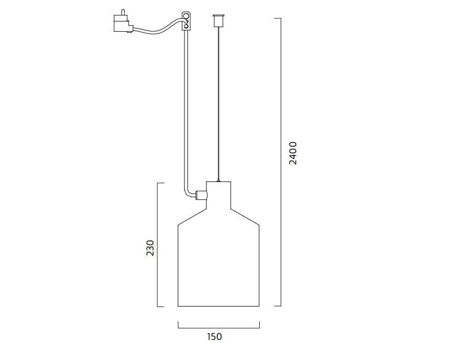 Алюминиевый подвесной светильник In Stock ноль ARCH-00010066 - Вид №3