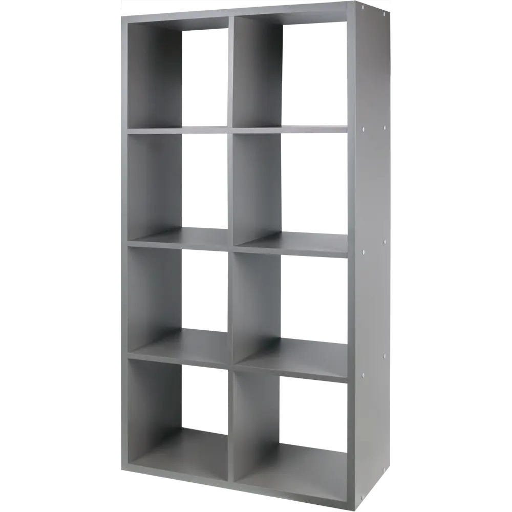 Стеллаж 8 секций 70х137.2х31.5 см, ЛДСП, цвет графит Santreyd STLM-2006109