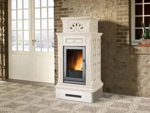 Печь на гранулах из фаянса