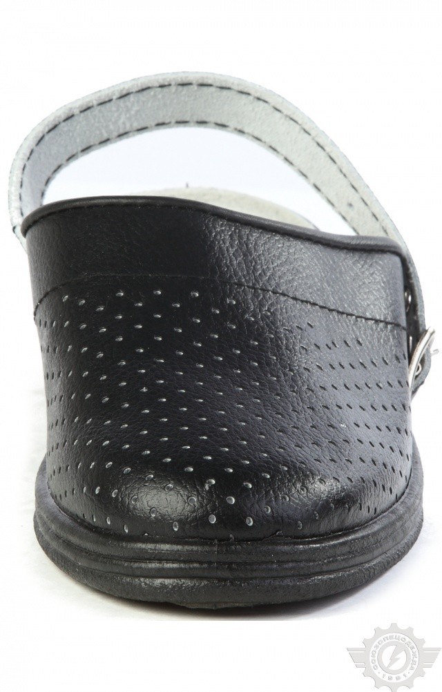 61809 Туфли Сабо женские темные  Медицинская обувь размер 40 Спецодежда  - Вид №2